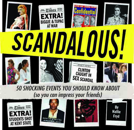 Cover to SCANDALOUS!, by Hallie Fryd